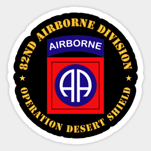 82nd Airborne Division - Operation Desert Shield Sticker